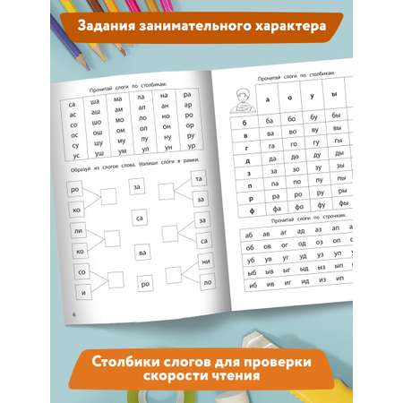 Книга ТД Феникс Слоговые таблицы