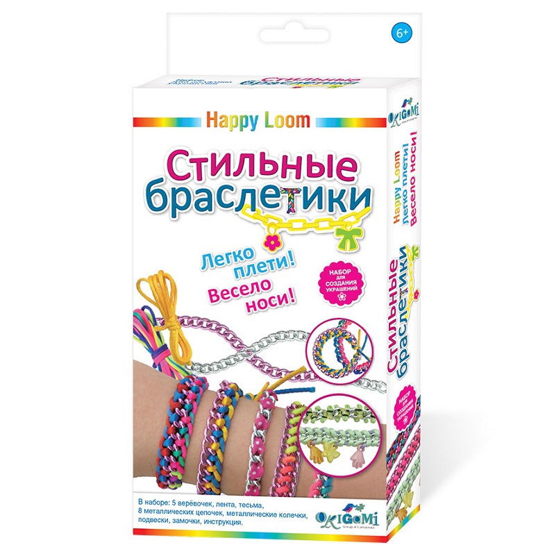 Набор для создания браслетов ORIGAMI Happy Loom. в ассортименте - фото 3