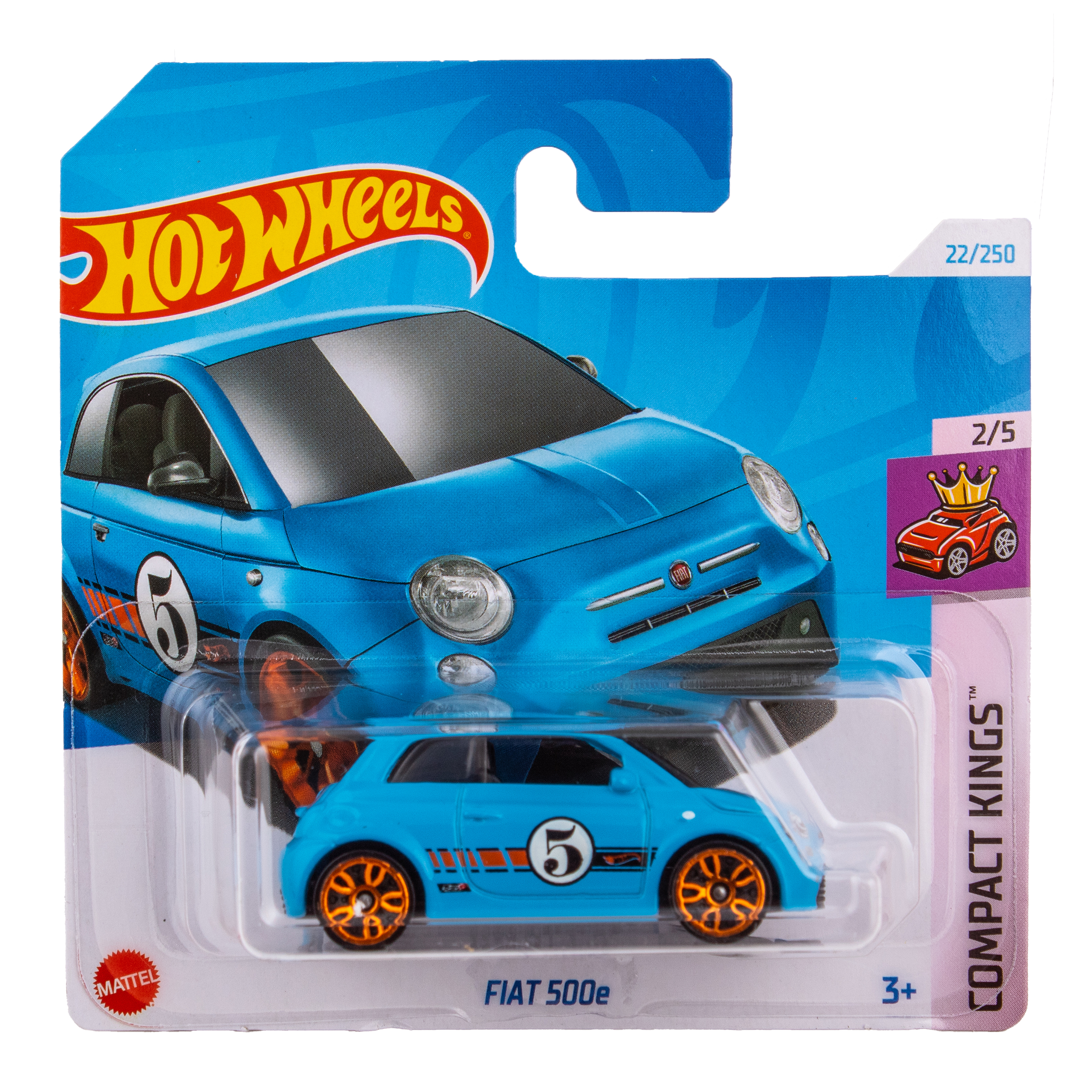 Автомобиль Hot Wheels Fiat 500e 5785(22) - фото 1