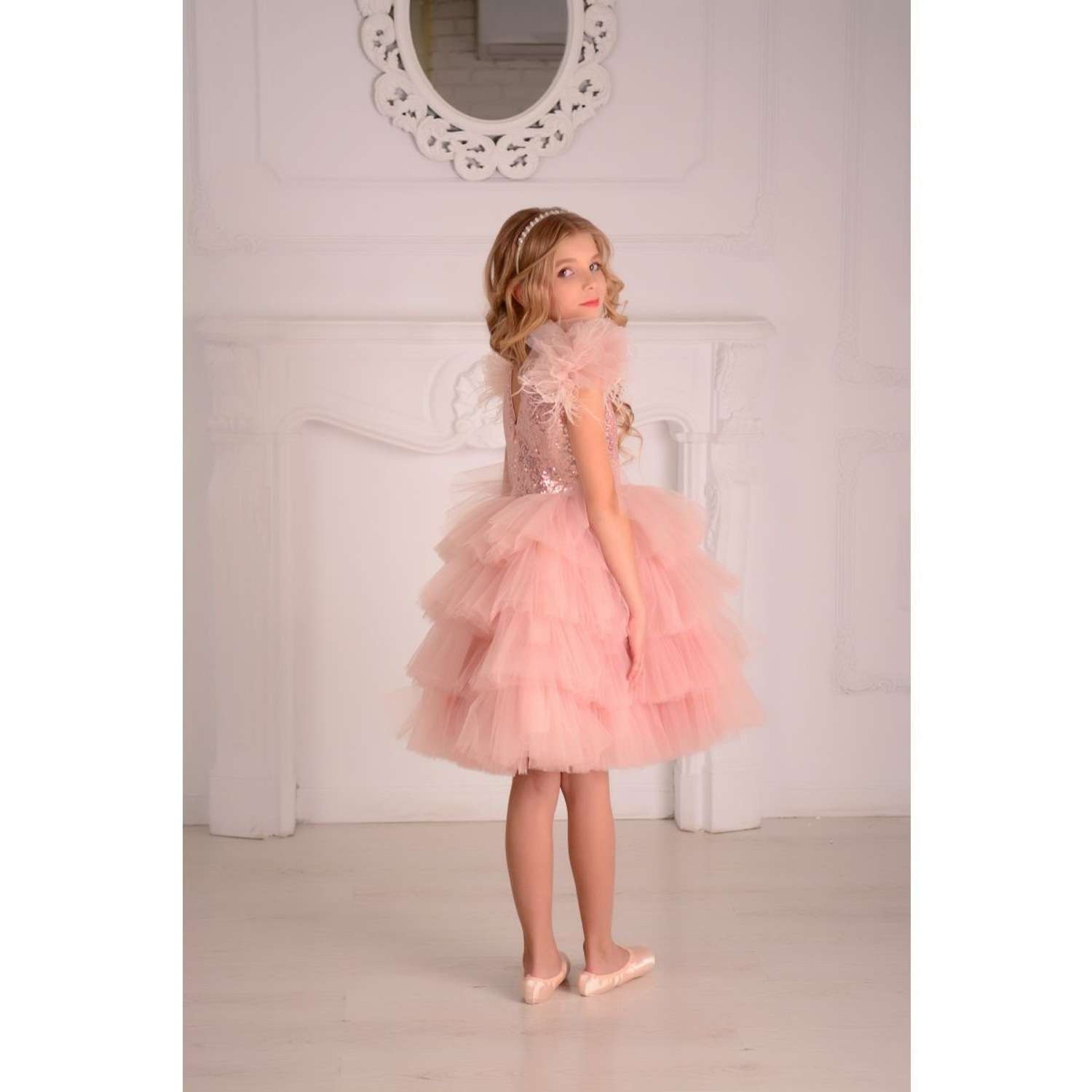 Платье Lila Style фламинго розовый - фото 3