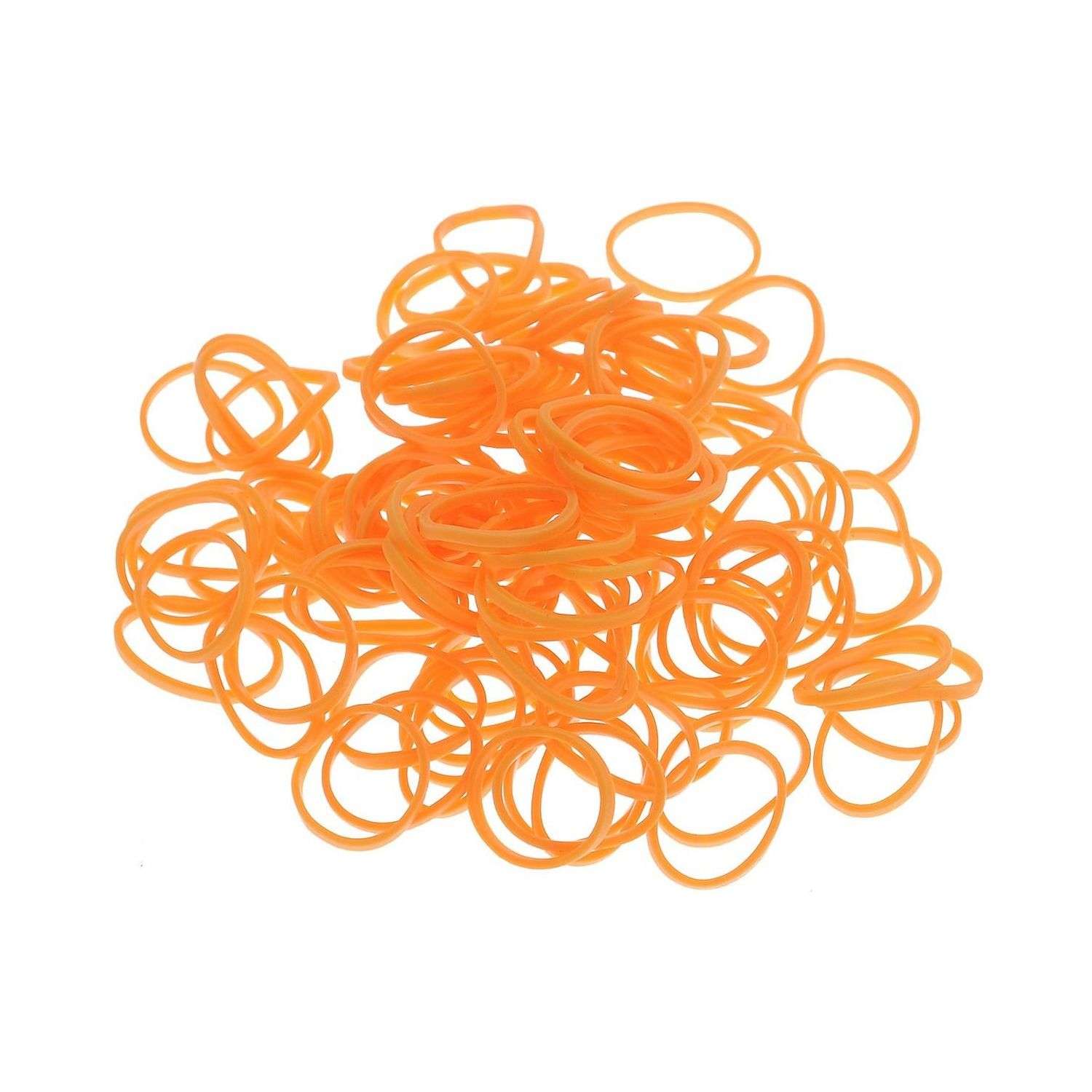 Резинки для плетения Uniglodis Цвет темно-оранжевый - фото 1