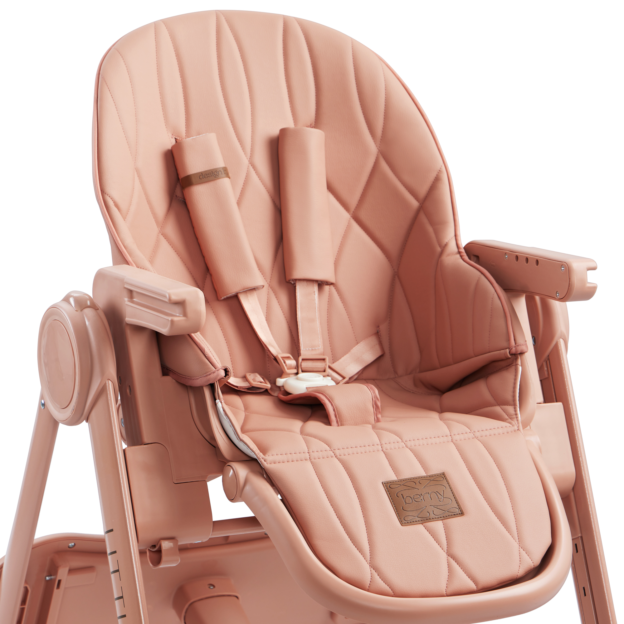 Стул для кормления Happy Baby Berny Lux Beige-Red - фото 17