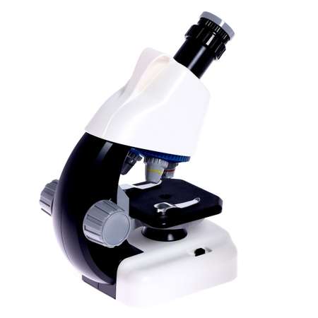 Микроскоп Sima-Land «Юный ученый» кратность х100 х400 х1200 подсветка цвет белый
