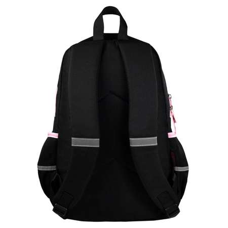 Рюкзак Феникс черный Девочка с рюкзаком 29х43х14.5 см