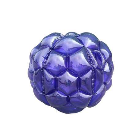 Мяч надувной ZDK Nonstopika Funny цвет фиолетовый шар-зорб