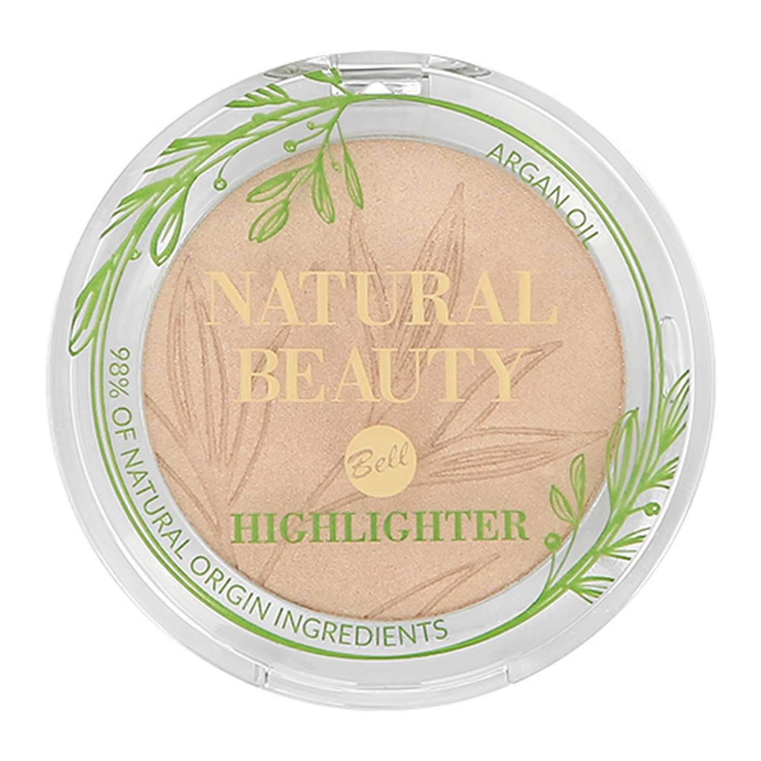 Хайлайтер Bell Natural beauty highlighter тон pure light для лица и тела 98% натуральных ингредиентов - фото 4