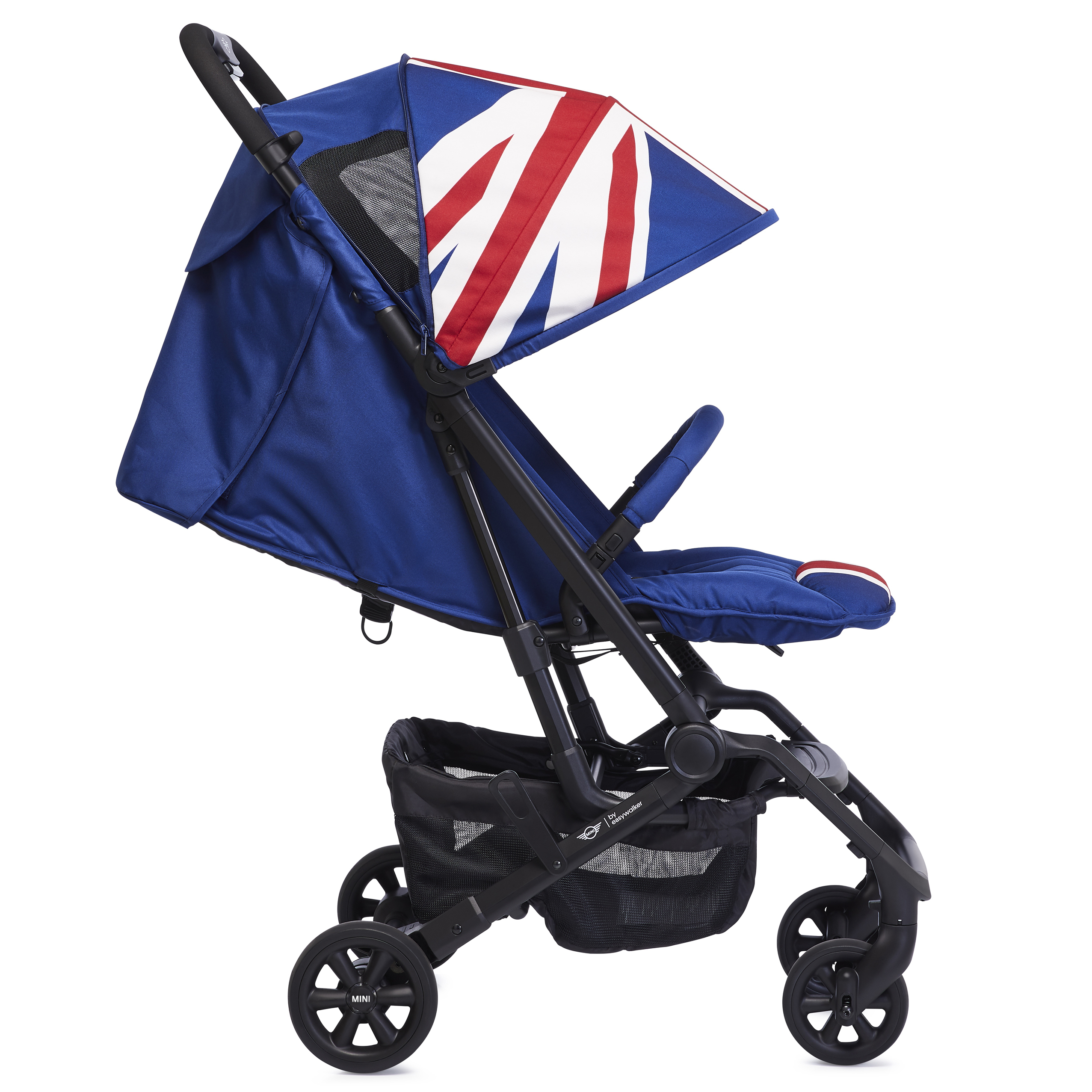 Коляска Easywalker Mini Buggy XS Union Jack Classic с бампером - фото 4