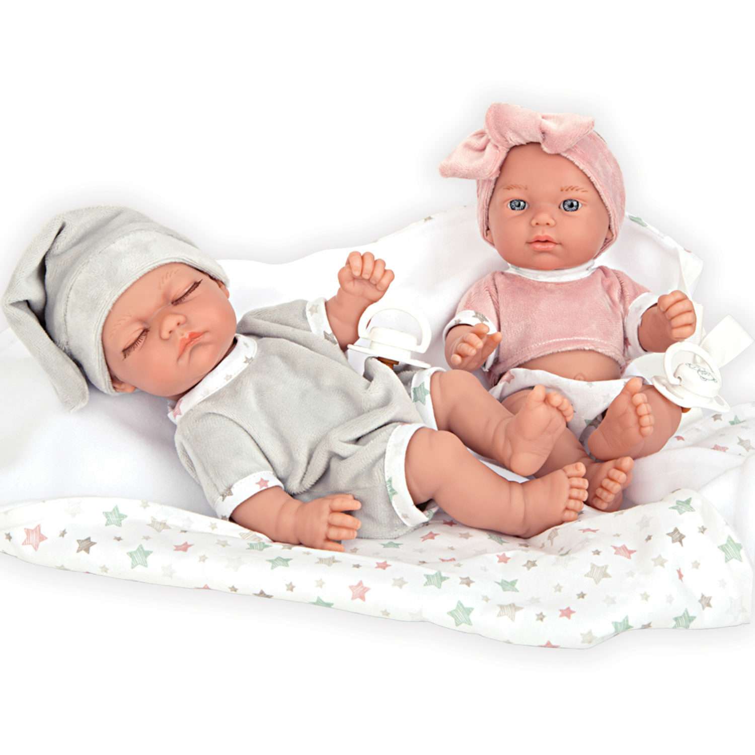 Кукла Arias elegance реборн близнецы с одеждой и одеялом 2 шт 26 см Т24469 - фото 2