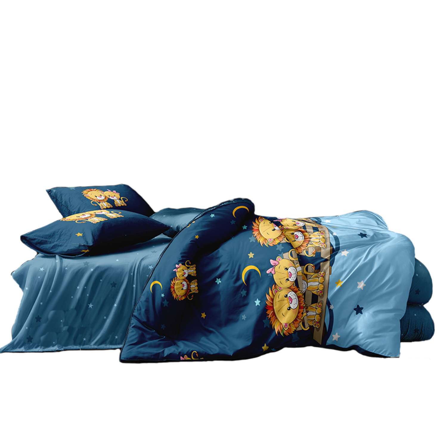 Комплект постельного белья Фабрика снов Poplin 1.5 спальное на молнии с наволочкой 50х70 - фото 1