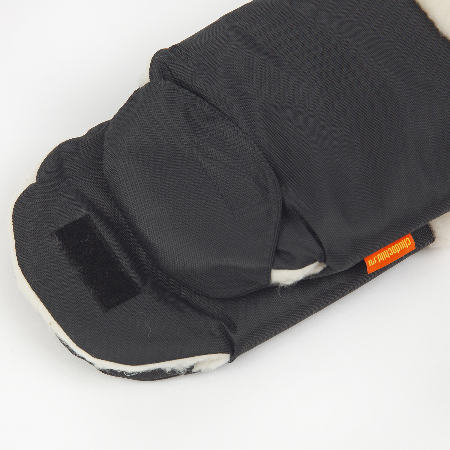 Муфта-рукавички для коляски Чудо-чадо меховая Прайм графит МРМ07-001 - фото 6