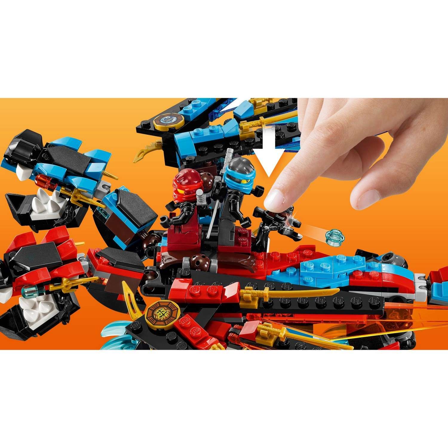Конструктор LEGO Ninjago Кузница Дракона (70627) - фото 6