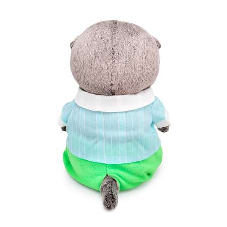Мягкая игрушка BUDI BASA Басик BABY в костюмчике с галстуком-бабочкой 20 см BB-128