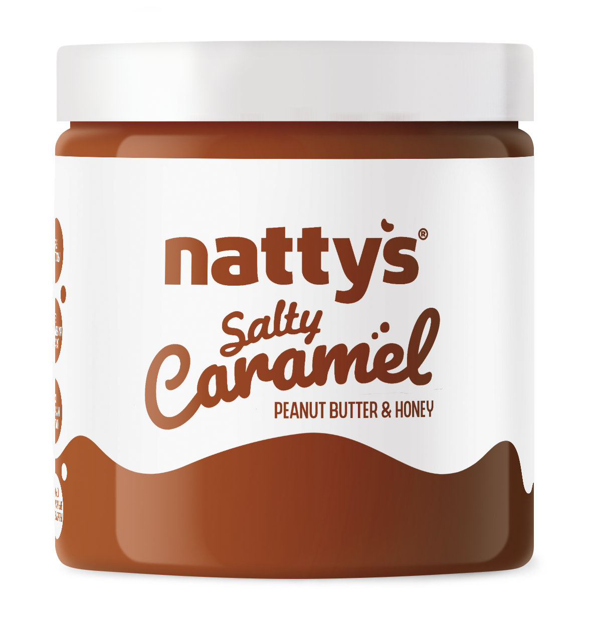 Карамель арахисовая Nattys Peanut Salty Caramel 300 г - фото 1