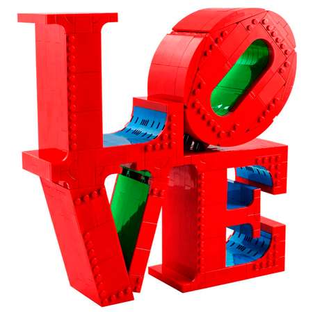 Конструктор детский LEGO Art Слово Love