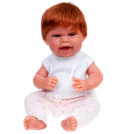 Кукла-пупс Antonio Juan Рамона в розовом 33 см виниловая