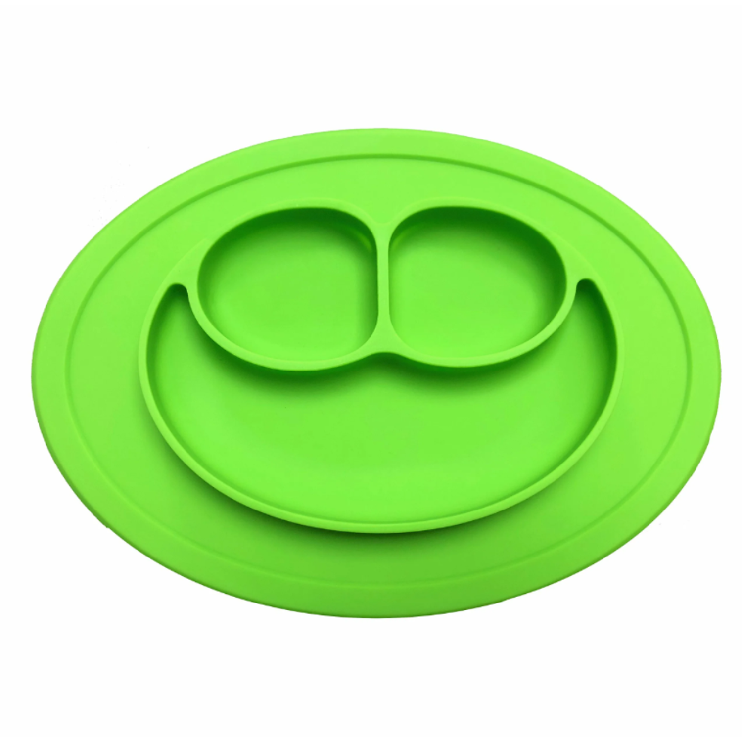 Тарелка PlayKid секционная силиконовая - фото 5