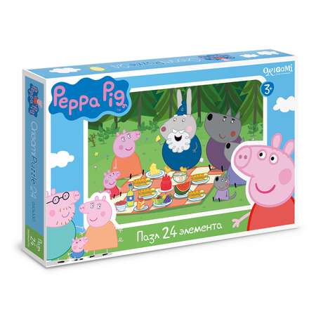 Пазлы ORIGAMI Peppa Pig 24 эл. в ассортименте