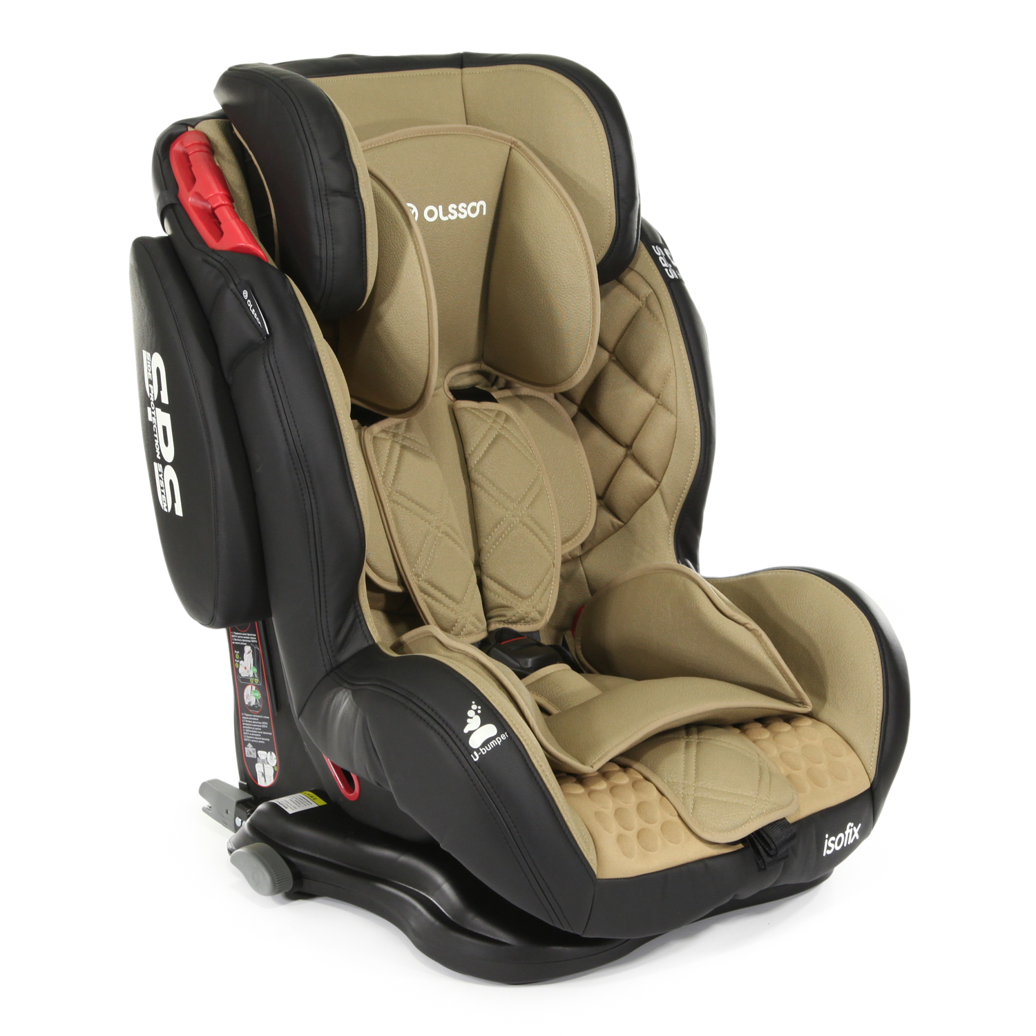 Автокресло Olsson VoyagerFix Brown Isofix 1/2/3 (9-36 кг) - фото 14