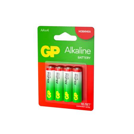 Батарейки алкалиновые GP АА 4шт GP15ARA21-2CRSBC4