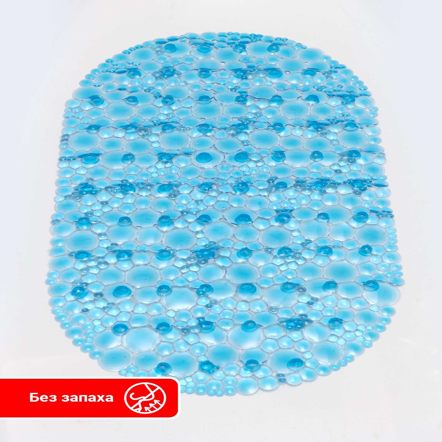 Коврик для ванны с присосками Varmax Веселые пузырьки 67х38 см - фото 7