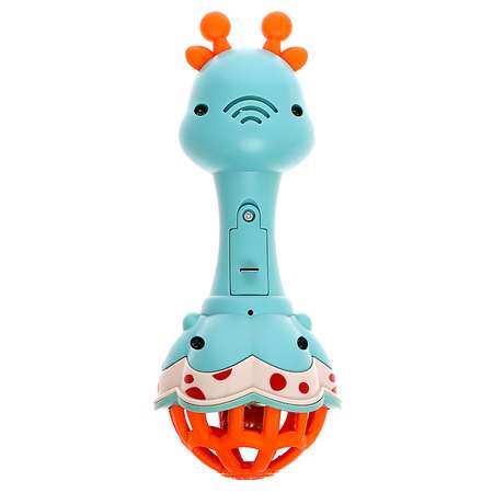 Музыкальная игрушка Zabiaka «Весёлый жирафик» звук свет цвет голубой