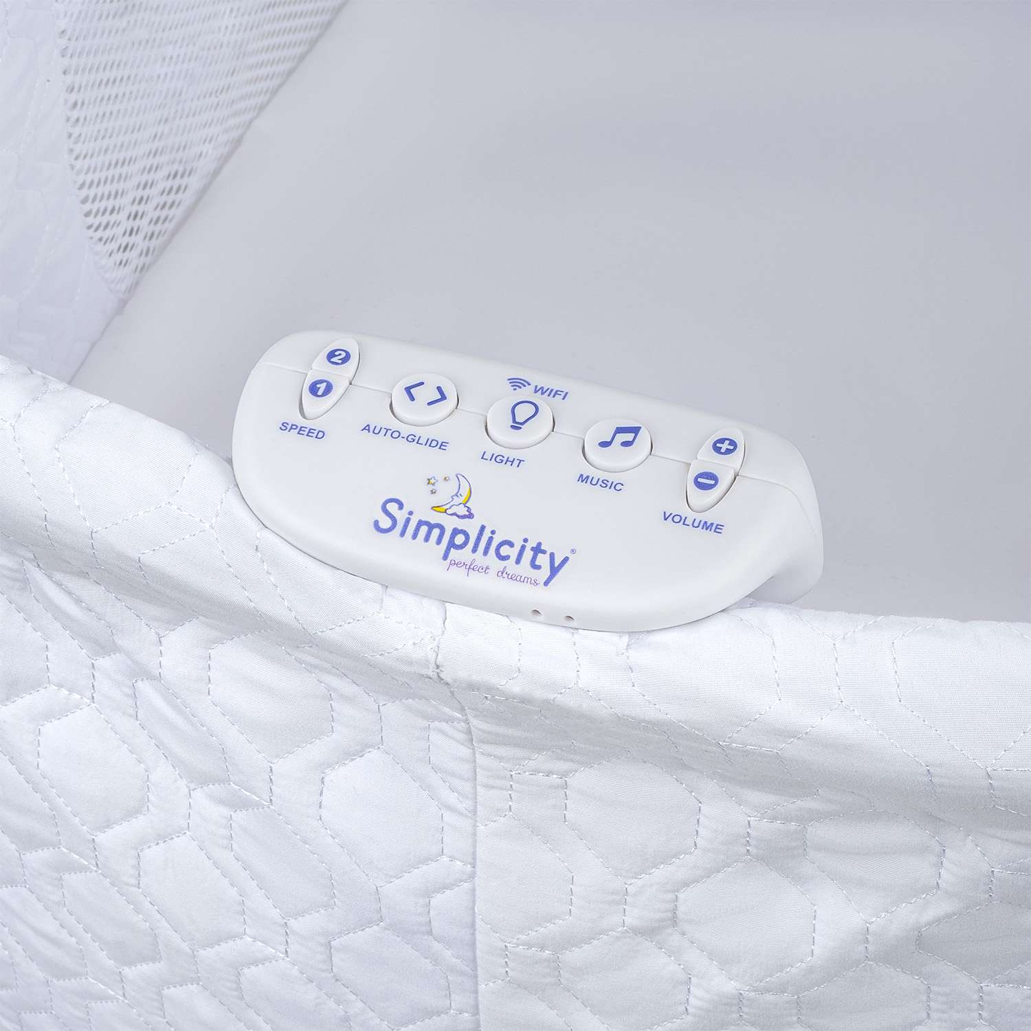 Колыбель-кроватка Simplicity GL4090 Elite romby white - фото 17