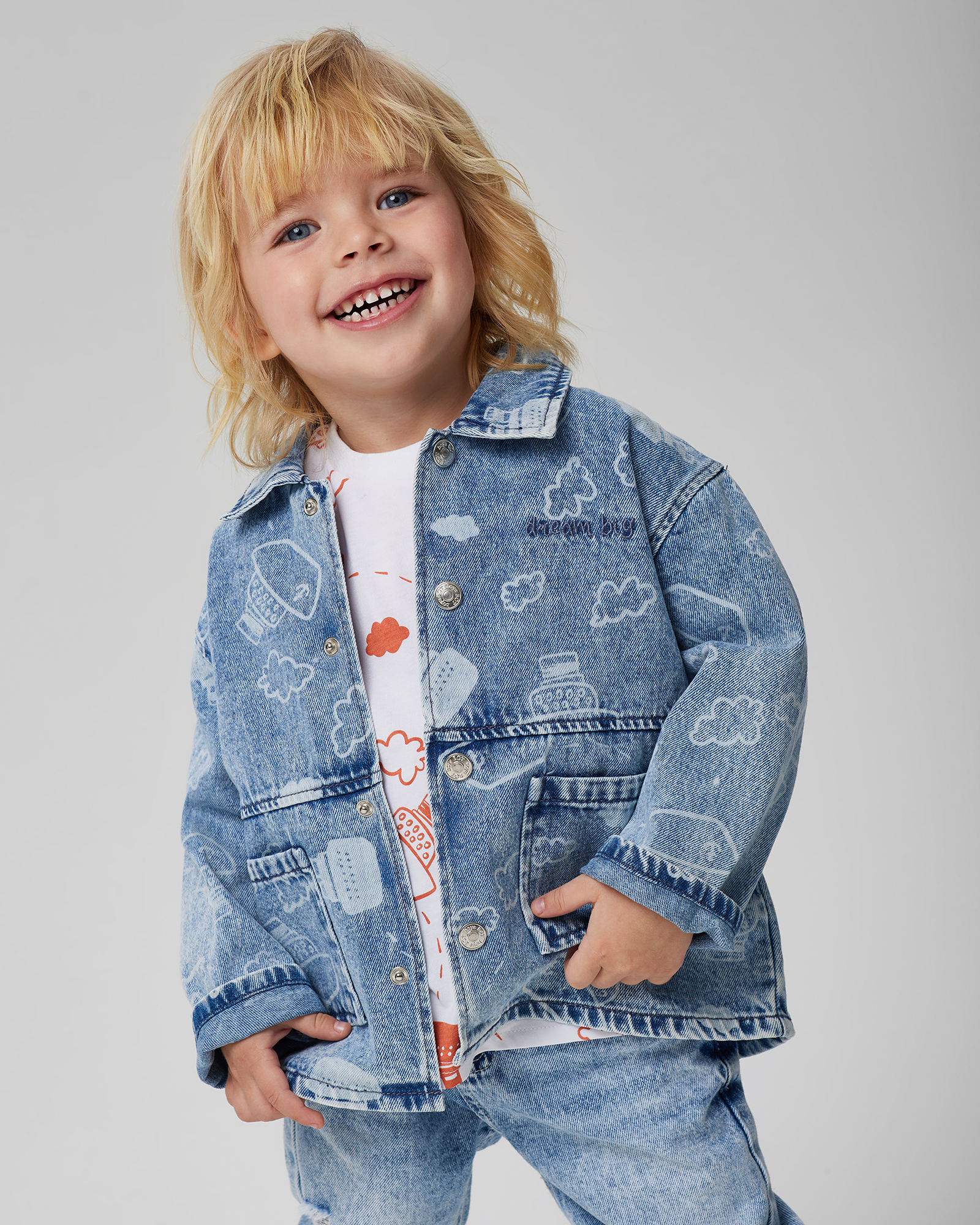 Джинсовая рубашка Baby Go Trend S25BT-2BO01ib-11 - фото 1