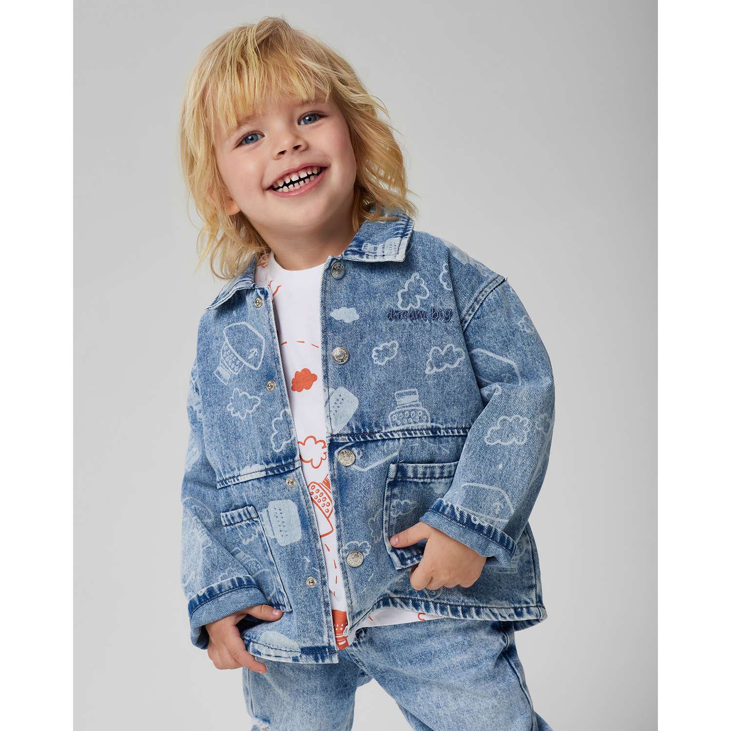 Джинсовая рубашка Baby Go Trend S25BT-2BO01ib-11 - фото 1