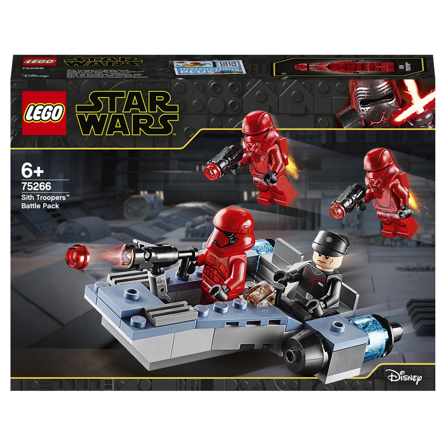 Конструктор LEGO Star Wars Боевой набор Штурмовики ситхов 75266 купить по  цене 1299 ₽ в интернет-магазине Детский мир