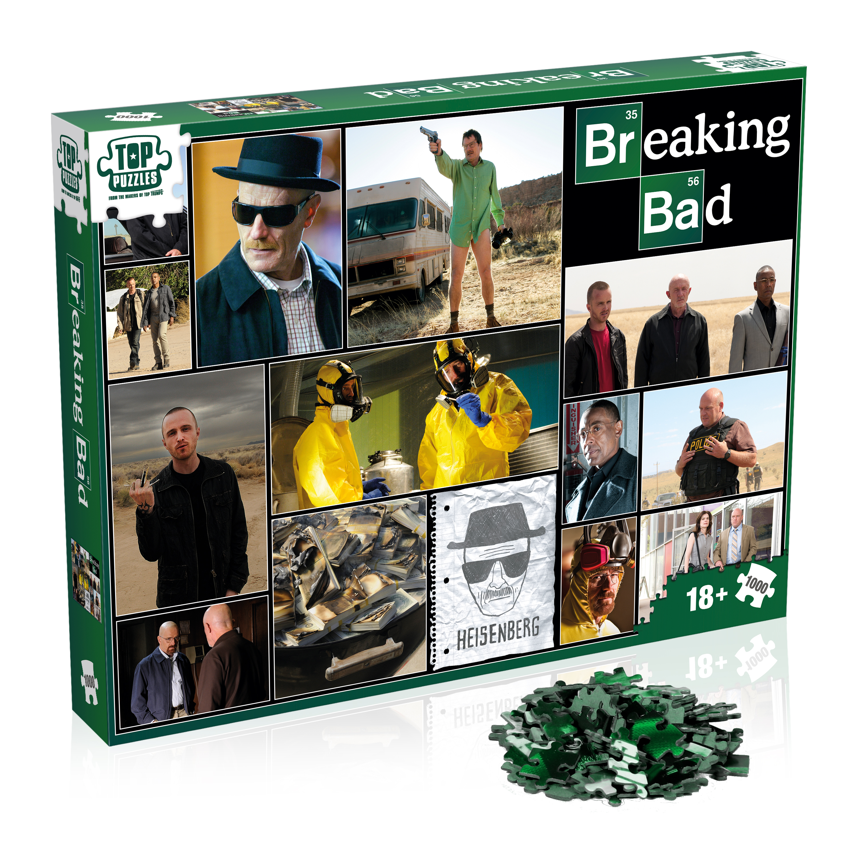 Пазл 1000 деталей Winning Moves Во все тяжкие Breaking Bad Collage - фото 4