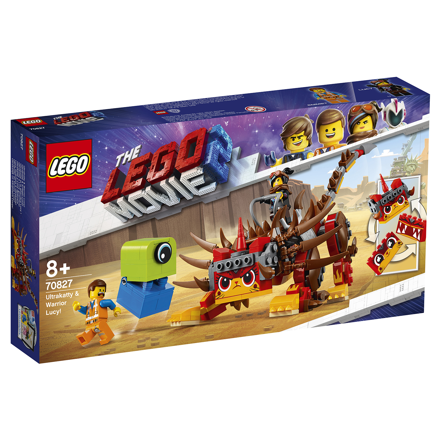 Конструктор LEGO Movie Ультра-Киса и воин Люси 70827 купить по цене 499 ₽ в  интернет-магазине Детский мир