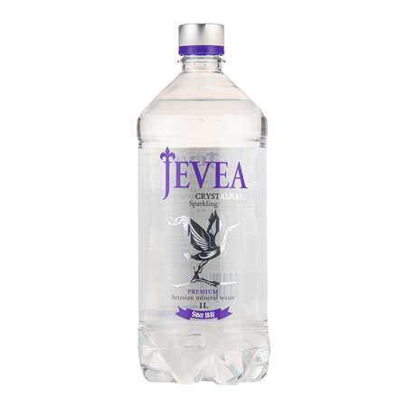 Минеральная природная вода Jevea Кристальная газированная 1 л 6 штук