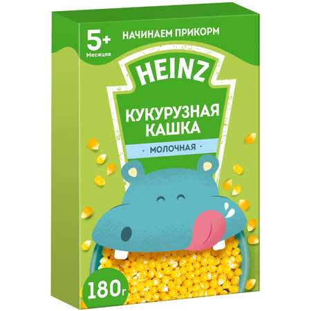 Каша молочная Heinz кукурузная 180г с 5месяцев