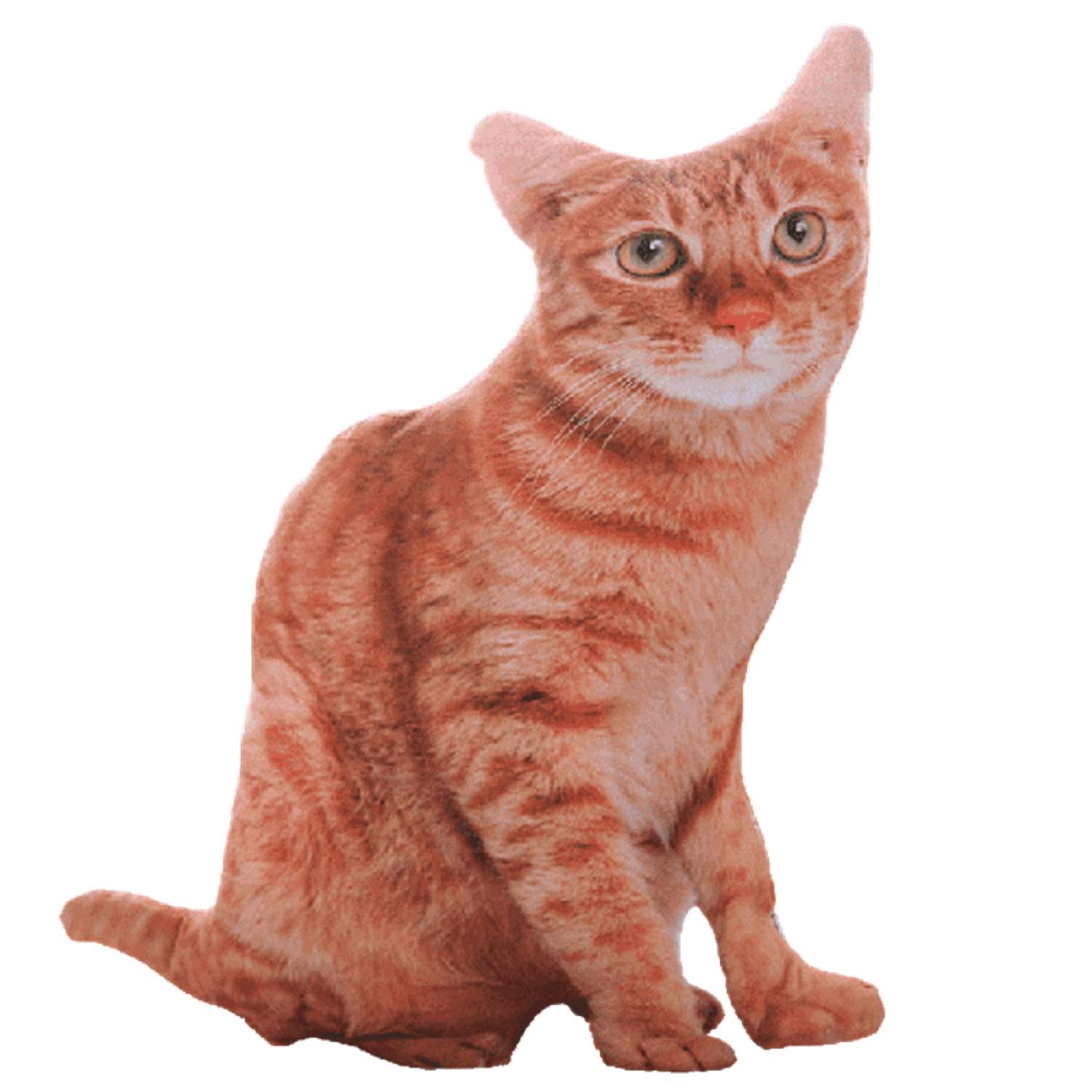 Мягкая игрушка Super01 рыжая кошка - фото 1