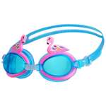 Очки для плавания ONLITOP детские «Фламинго» и беруши. цвета
