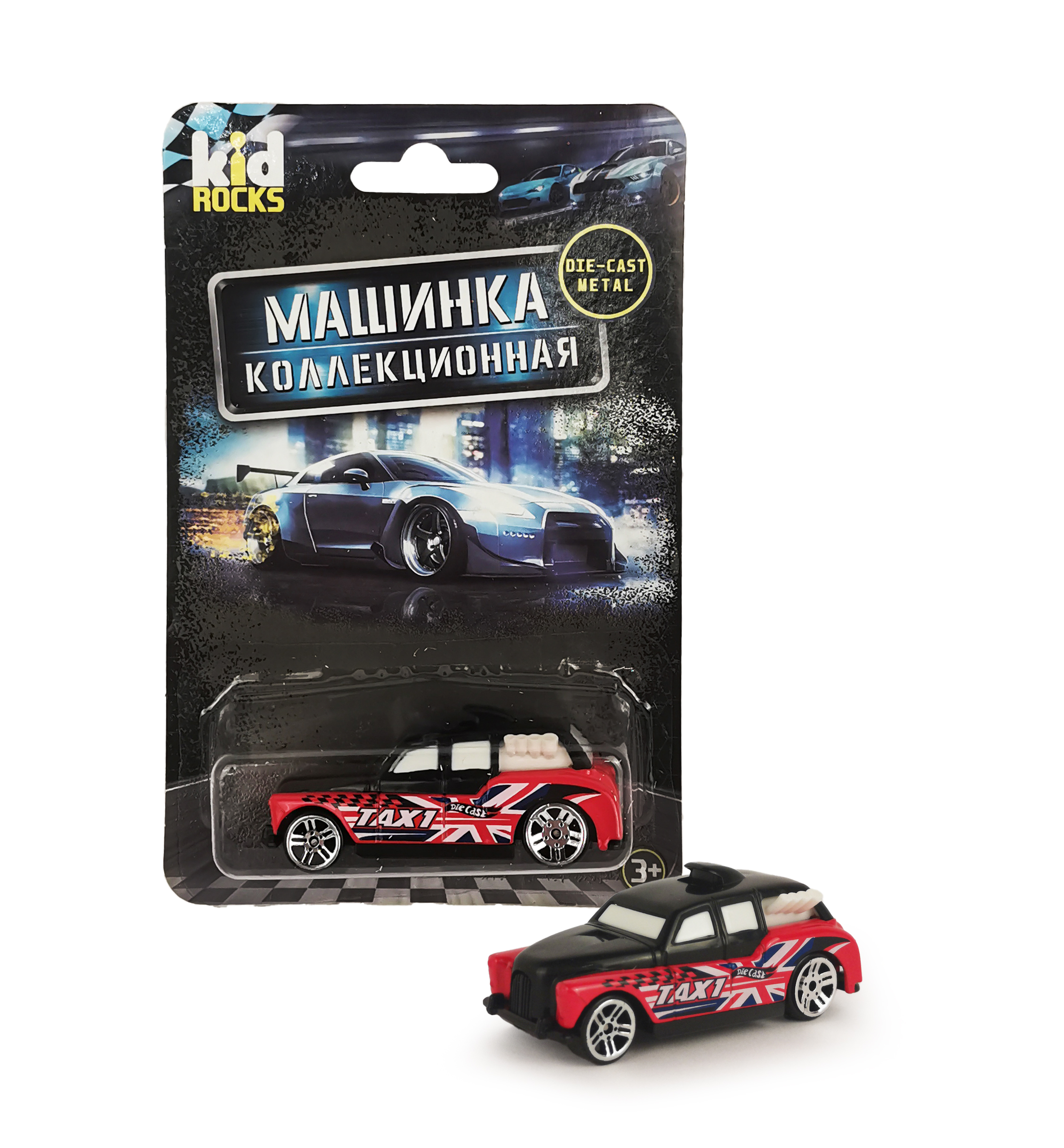 Машинка металлическая Kid Rocks масштаб 1:60 в ассортименте YK-2309 - фото 11