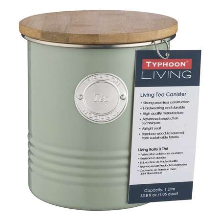Емкость для хранения чая Typhoon Living зеленая 1 л