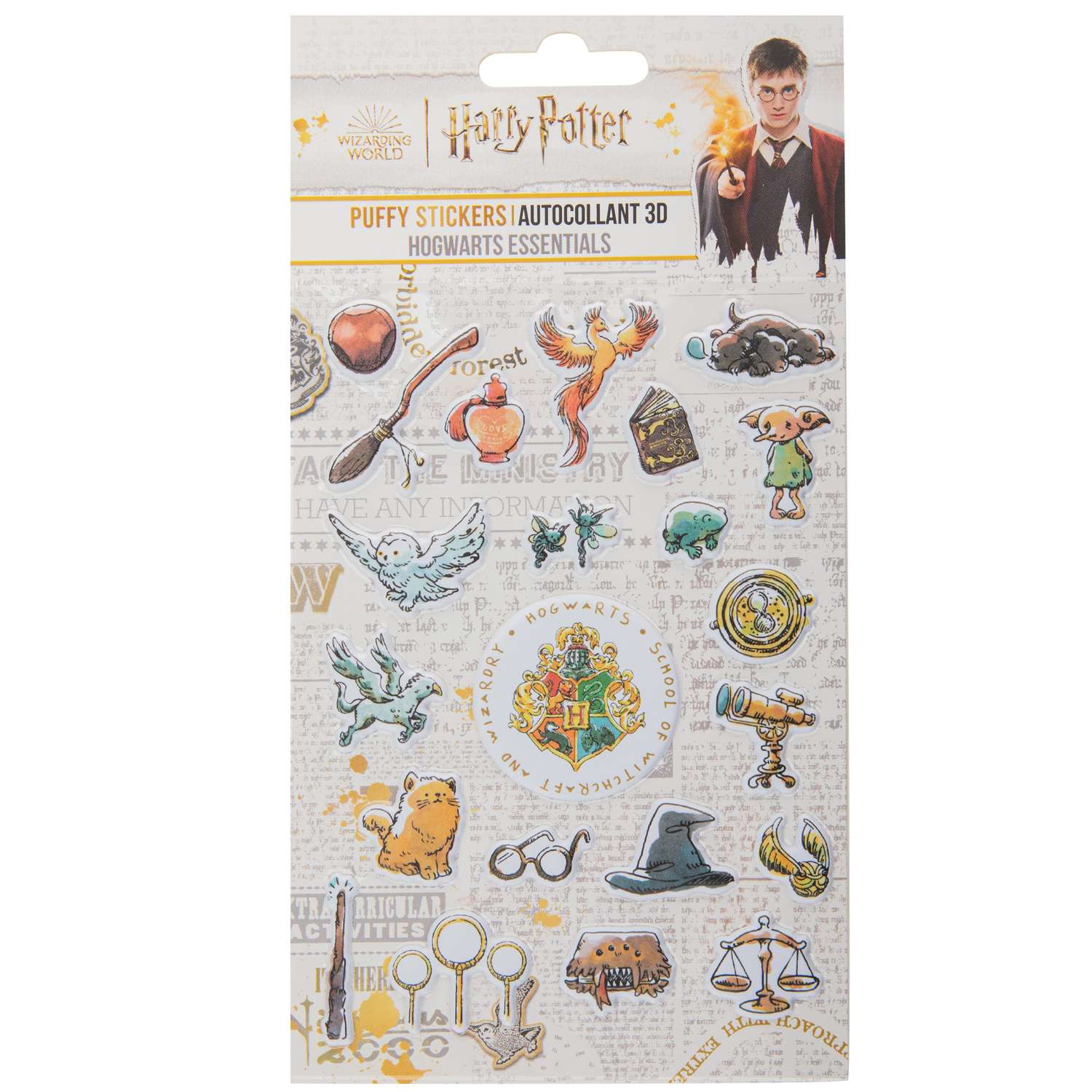 Стикеры Harry Potter объемные набор из 22 шт - фото 1