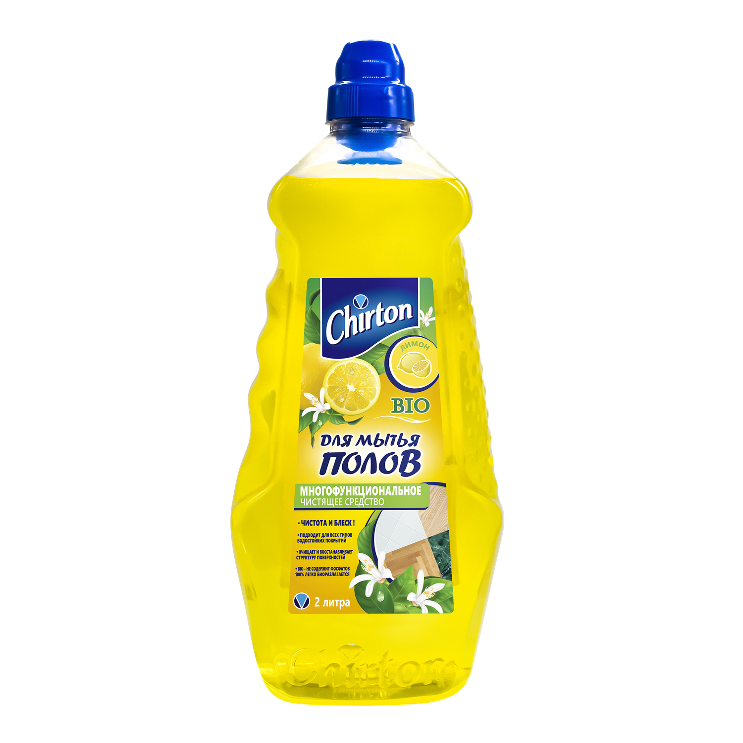 Средство для мытья полов Chirton Лимон 2 л - фото 1