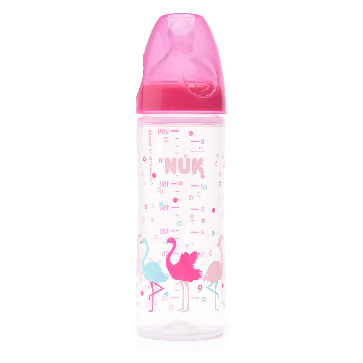 Бутылка Nuk First Choise New Classic 250мл Розовая - фото 1