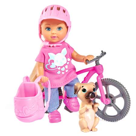 Кукла Evi Simba на велопрогулке с собачкой 5733273
