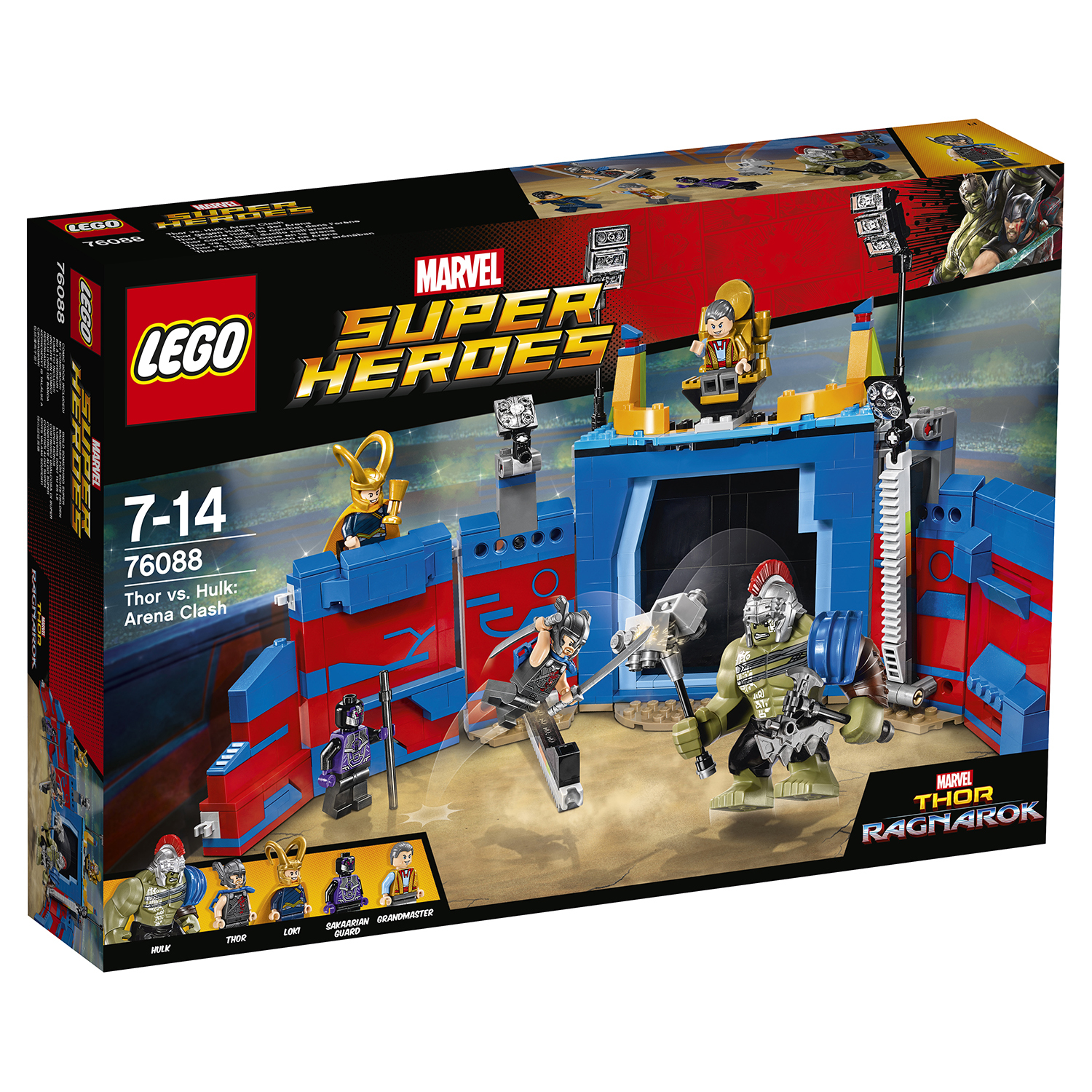 Конструктор LEGO Super Heroes Тор против Халка: Бой на арене (76088) купить  по цене 4999 ₽ в интернет-магазине Детский мир