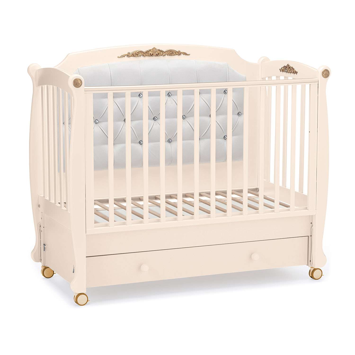 Кровать Nuovita Furore Swing с продольным маятником Avorio/Слоновая кость - фото 12