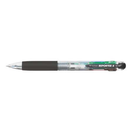 Ручка шариковая Tombow Reporter 4 четырехцветная бесцветный прозрачный корпус