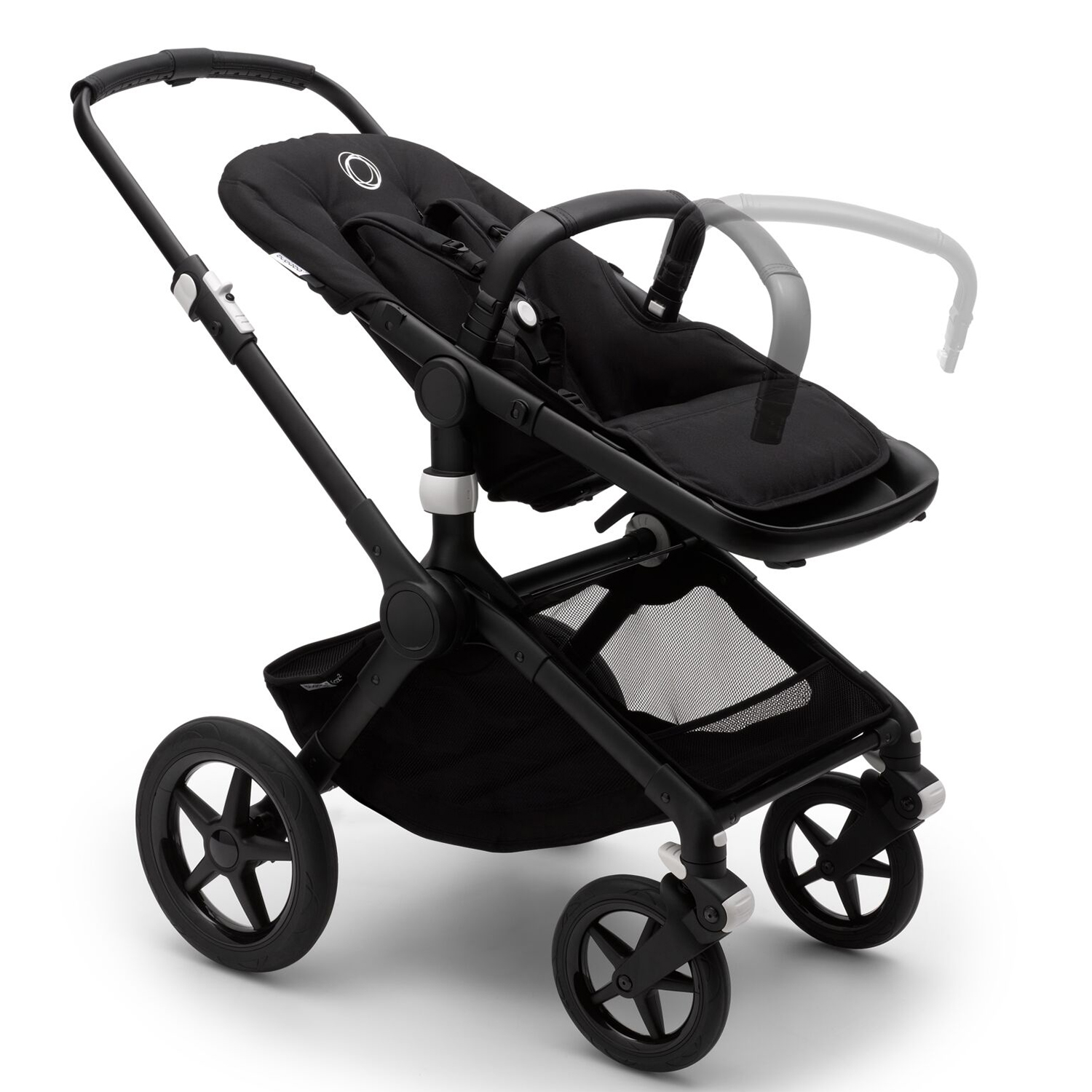 Коляска 2в1 Bugaboo Fox2 Complete Black Grey Melange-Grey Melange - фото 16