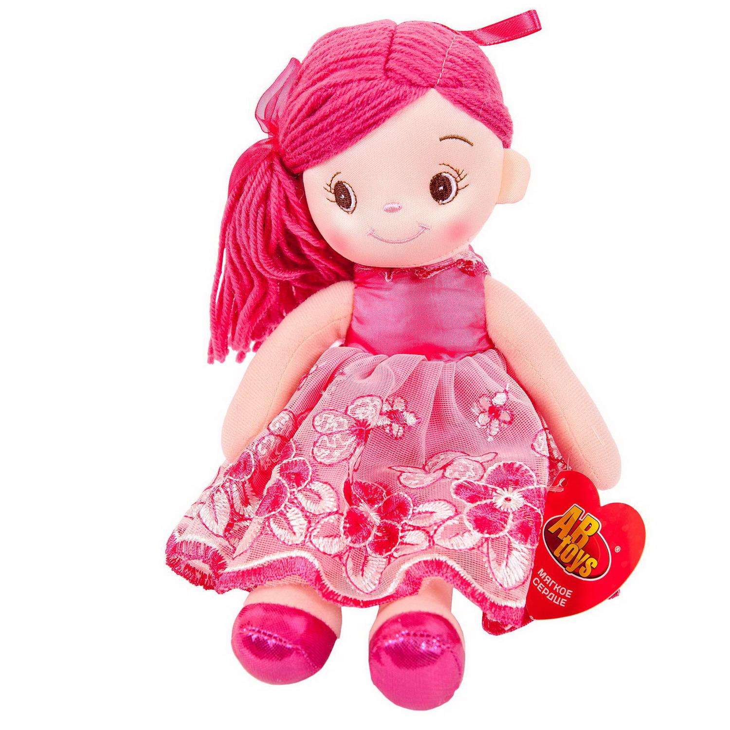 Кукла ABTOYS Мягкое сердце мягконабивная балерина 30 см цвет розовый M6000 - фото 2