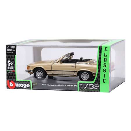 Машина BBurago 1:32 Mercedes Benz 450sl 18-43212