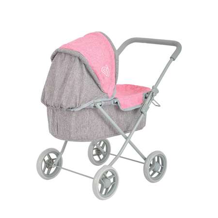 Коляска для кукол Buggy Boom люлька светло-розовый