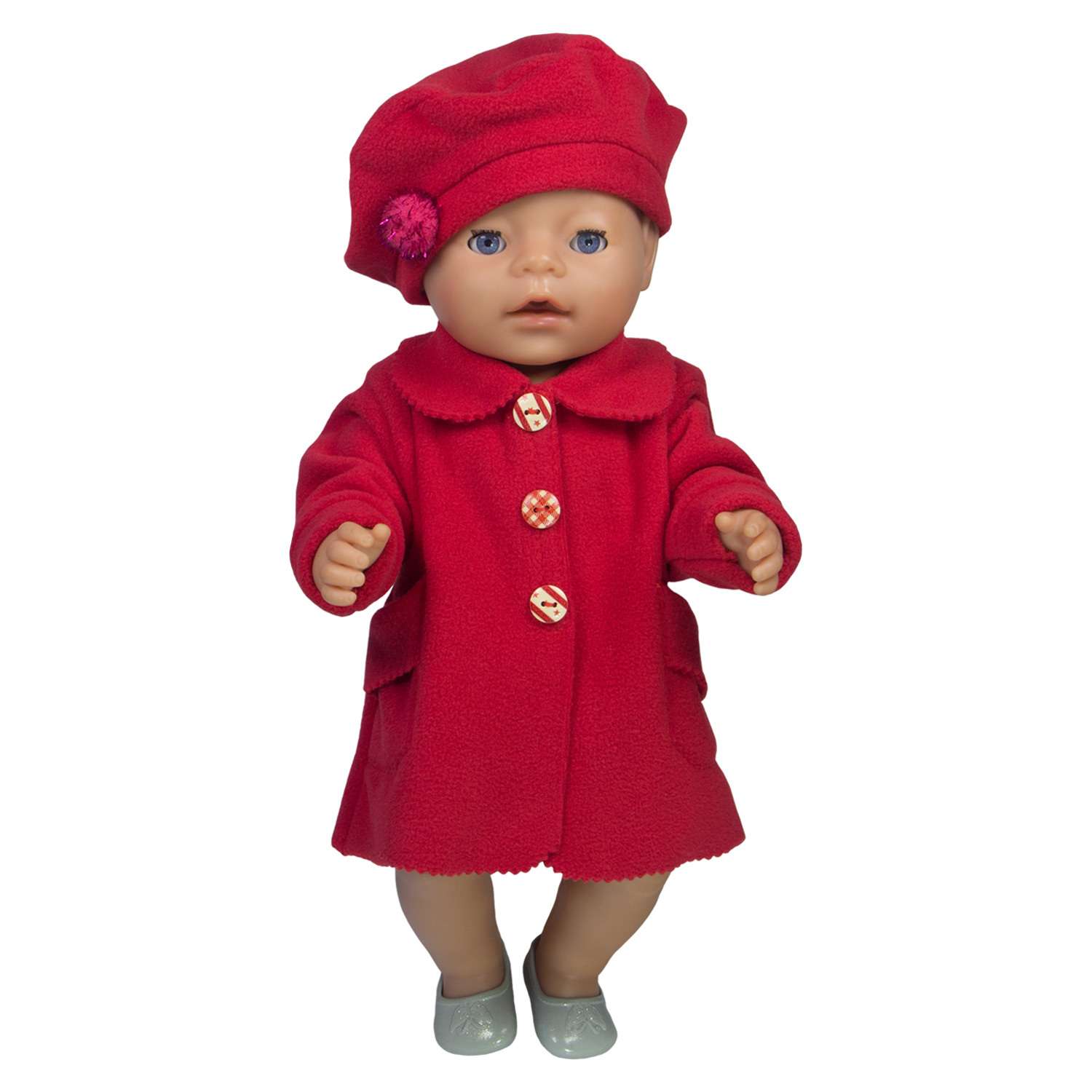 Пальто для куклы Модница с беретом в ассортименте 6119 6119 - фото 7