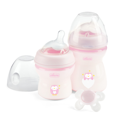 Подарочный набор CHICCO Для новорождённых Natural Feeling розовый